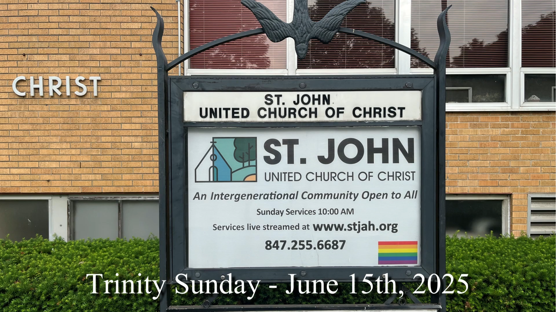 Trinity Sunday - June 15th, 2025